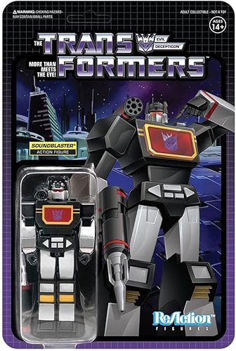 Super7 Transformers Soundblaster 3.75 in Figura de reacción