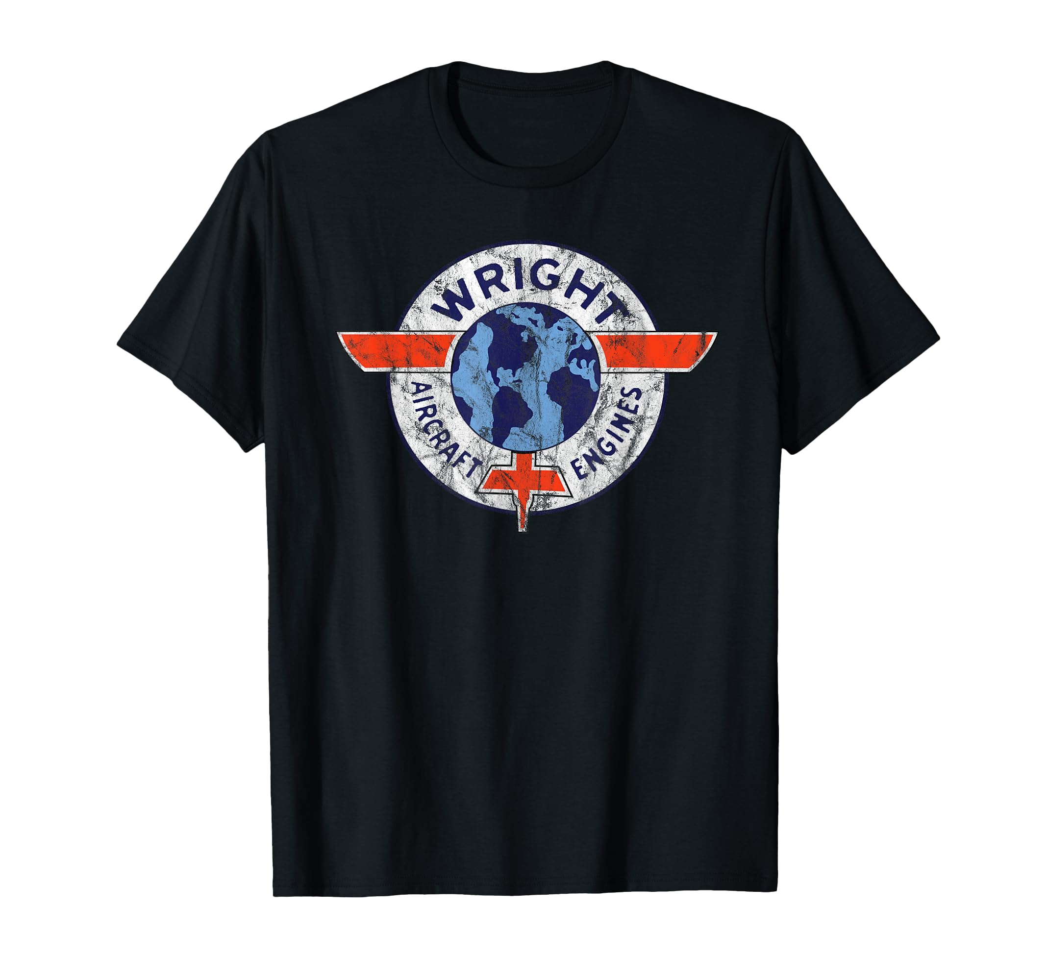 Wright Aircraft Engines Vintage Retro Aviation T-Shirt