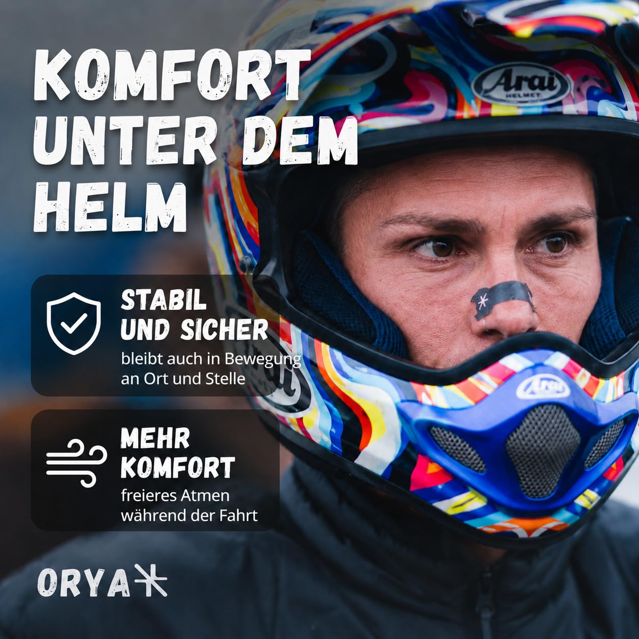 ORYA, 30 Stück Nasenpflaster Schnarchen, Sport Nose Strips, Atmungshilfen und Schnarchstopper, Rose