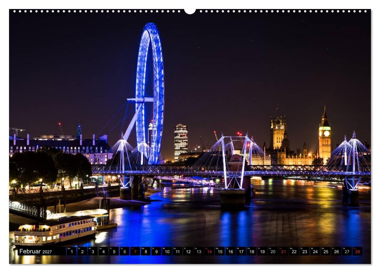 Kalender 2027 · Wundervolles London