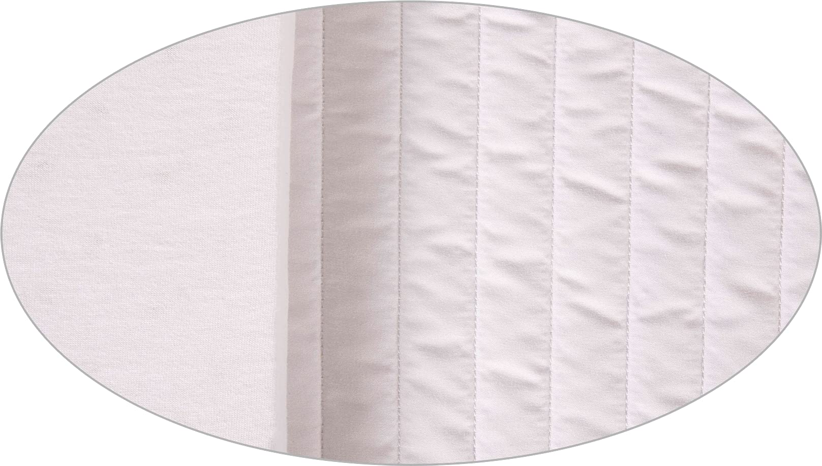 EVERGREENWEB Materasso per Culla Lettino Bimbo antisoffoco Alto 10 cm con Rivestimento sfoderabile e Lavabile in Lavatrice con guanciale antisoffoco in Omaggio. (Bianco, 60x120 cm)