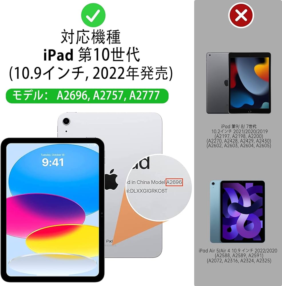 Timecity iPad 第10世代 ケース (2022)対応 耐衝撃 iPad 十世代 10.9インチ ケース 360度回転スタンド 保護フィルム付き 傷つけ防止 頑丈 耐久性 ハンド&ショルダーストラップ付き ペン収納 肩掛け 多機能 工事 現場 子ども iPad 第十世代 ケース 落下保護