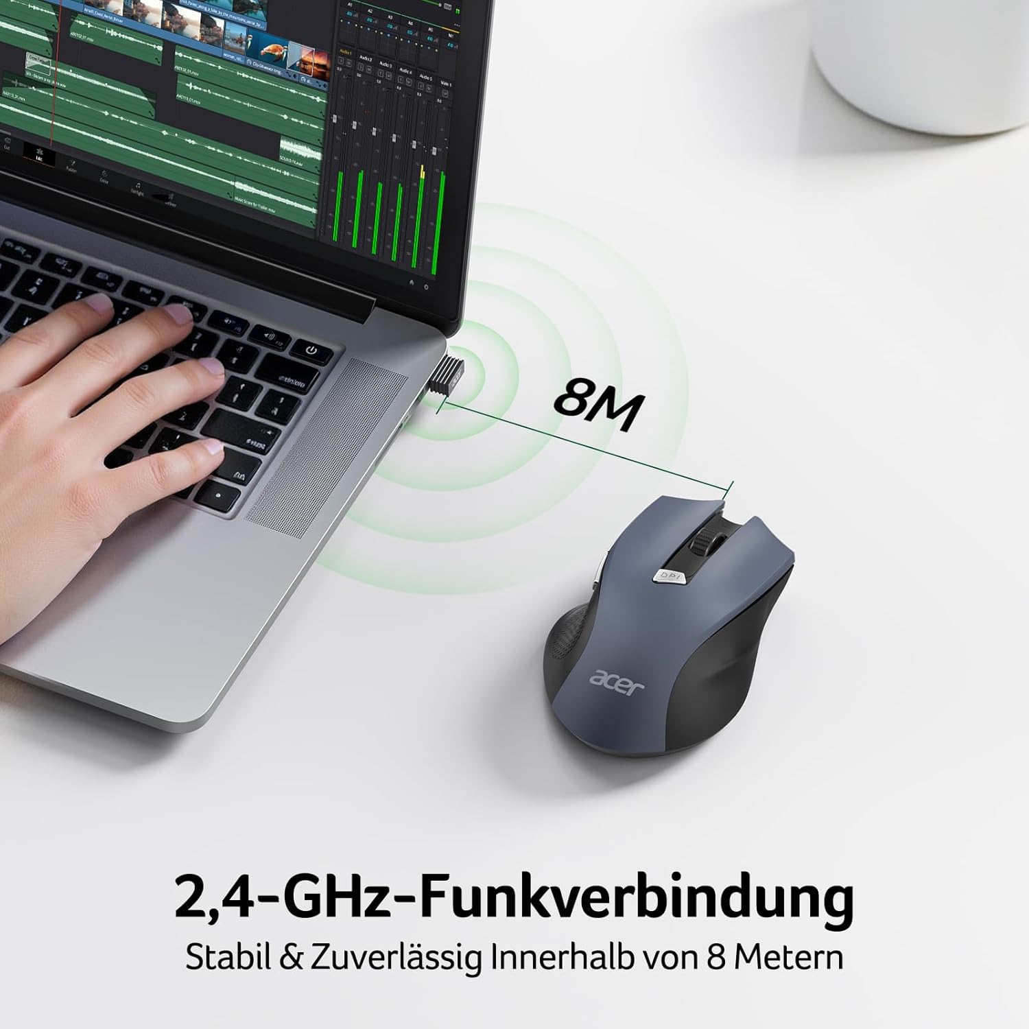 Acer egér oldalnézet és gombok