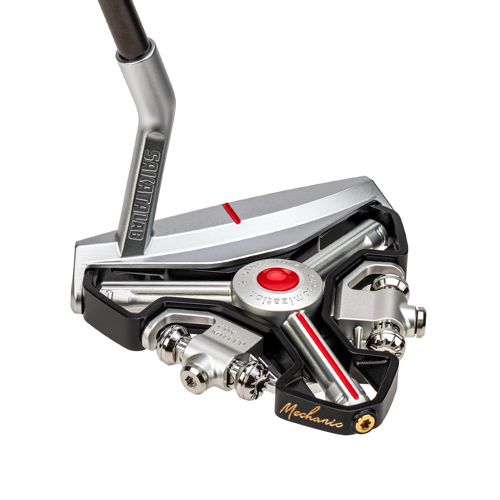 HONMA Mallet Golf Putter, High MOI, CNC Milled Face, Right Handed, 33"/34"