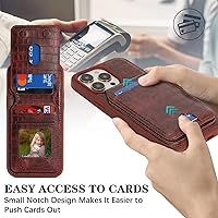 Vista 262 de Havaya Funda para iPhone 13 Pro Max y iPhone 12 Pro Max, cartera compatible con magsaf 2 en 1, desmontable magnética con tarjetero y ranura trasera