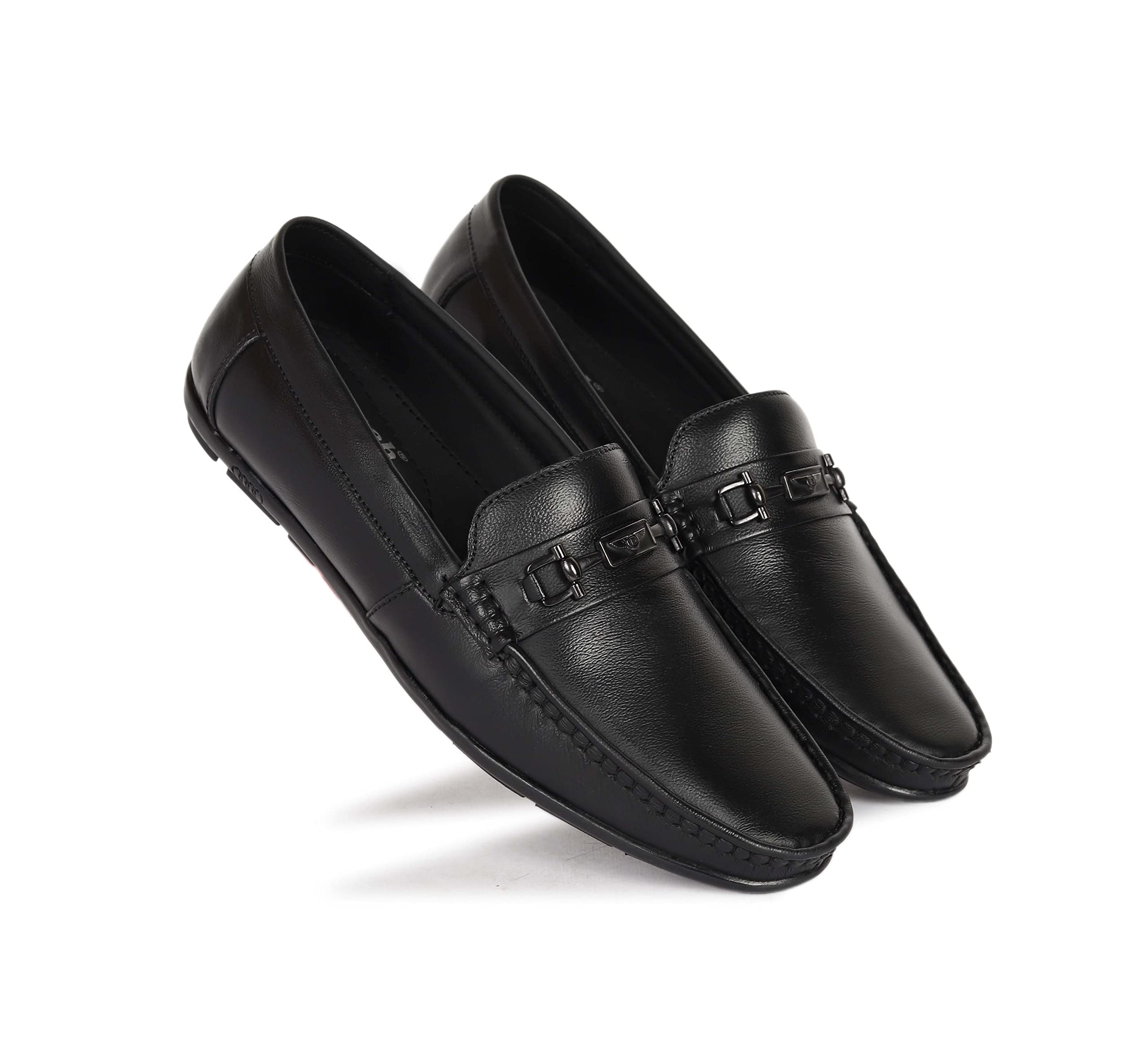 Punch Mens Genuine Leather|Real Leather Comfortable Driving|Casual Loafer Shoes for Men B25 (Black, Numeric_10) (B0BYJKKZRT) Amazon Price History, Amazon Price Tracker