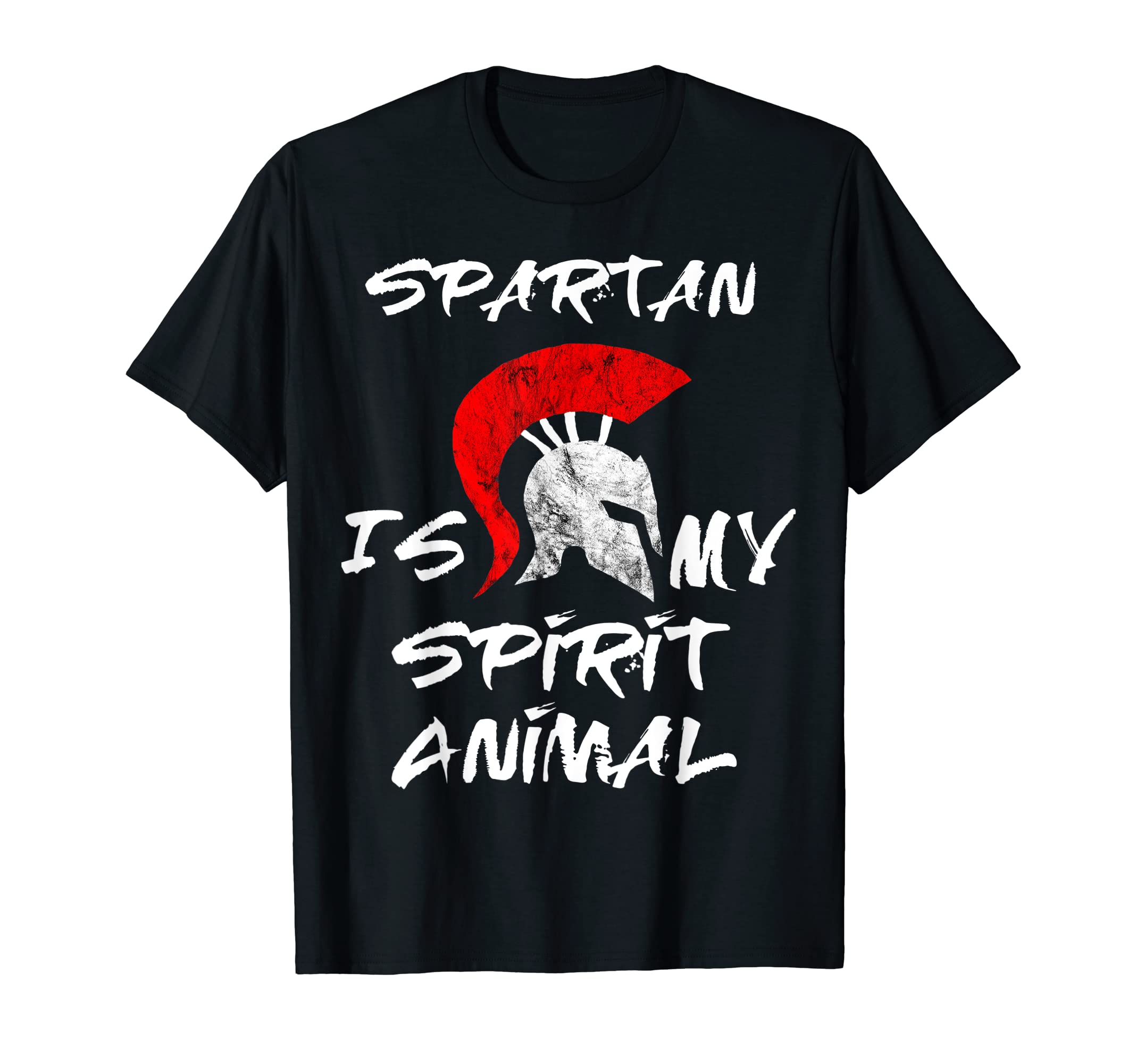 Spartan Is My Spirit Animal Warrior Gladiator Sparta T-Shirt T-Shirt