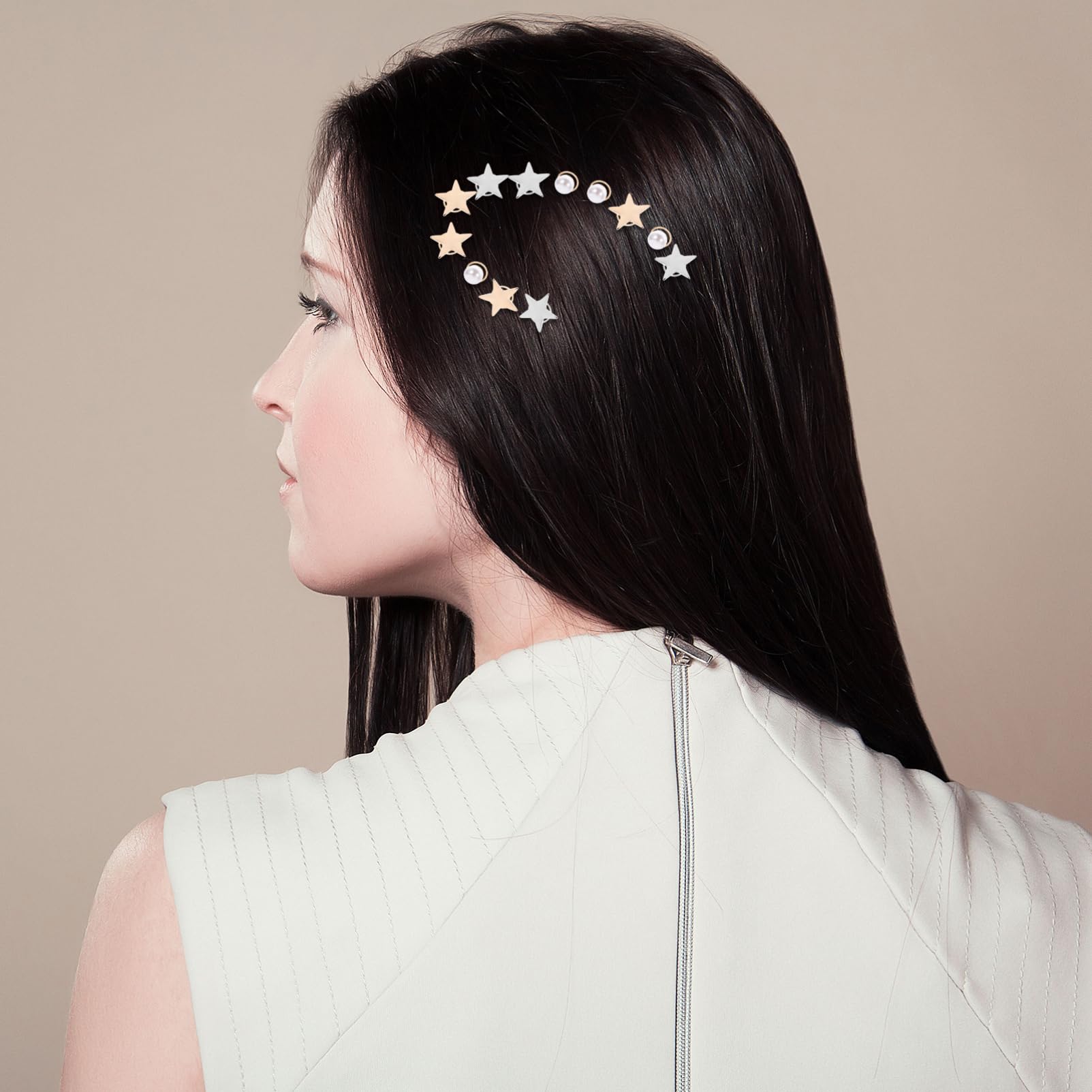Healeved 144stücke Teiliges Spiral-haarspangen Für Frauen Fünfzackige Haarnadeln Mit Perlen Stylische Haarclips Für Hochzeiten Partys Und Besondere Anlässe