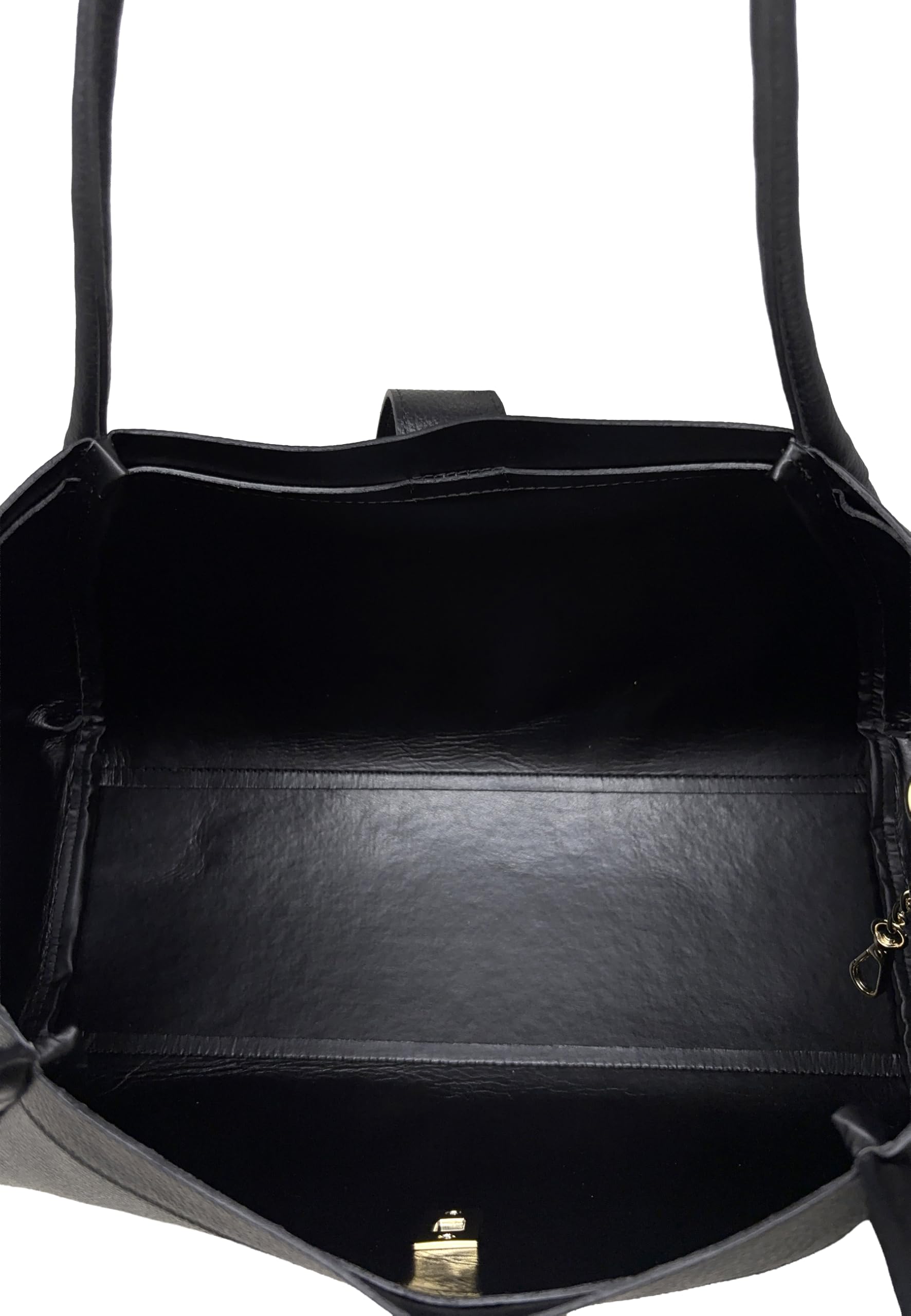 Borsa a Mano Elegante da Donna con Tracolla in Pelle Martellata