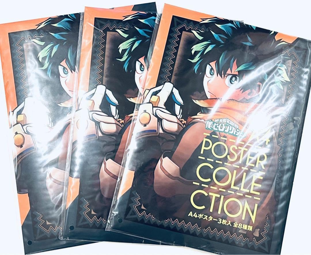 僕のヒーローアカデミア A4 ポスターコレクション　3枚入り 全8種類 僕のヒーローアカデミア A4 ポスターコレクション 3枚入り 全8