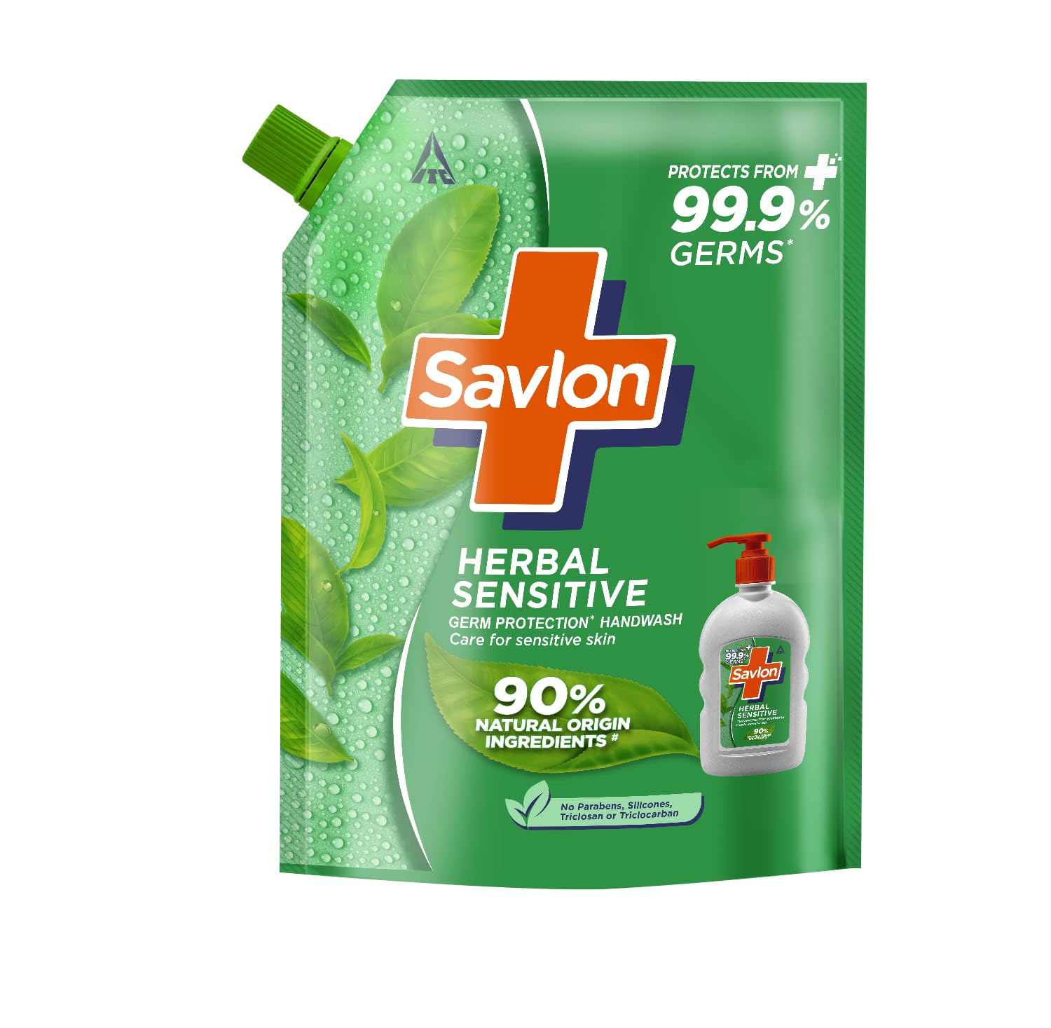 Savlon Herbal Sensitive Germ Protection Liquid Handwash Refill, 90% Natural Origin, For Sensitive Hands, 1500ml or above-picture-32