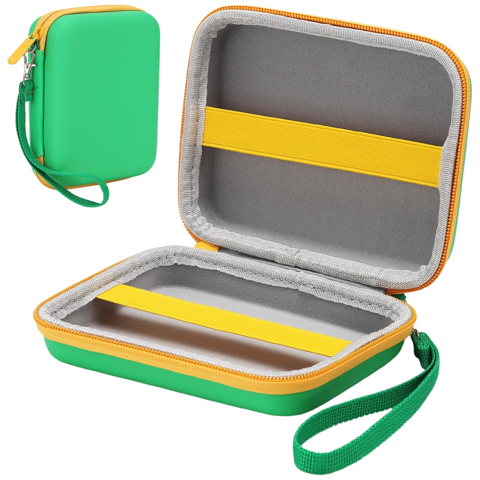 Playing Card Case, UNO Card Game Case Holder Holds up to 300+ Game Cards, Green, 15*12*5cm/5.9*4.7*1.97 inches - Image 7