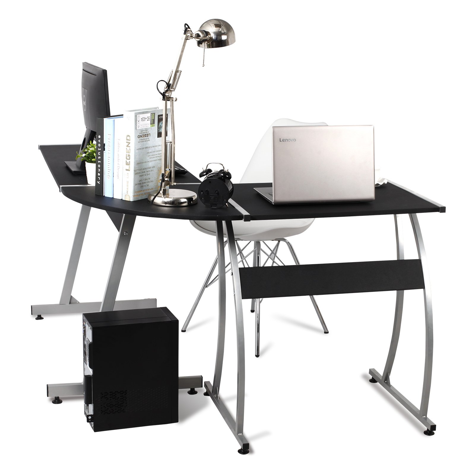 LShaped Computer Desk Corner Desks Modern PC Laptop Workstation Table