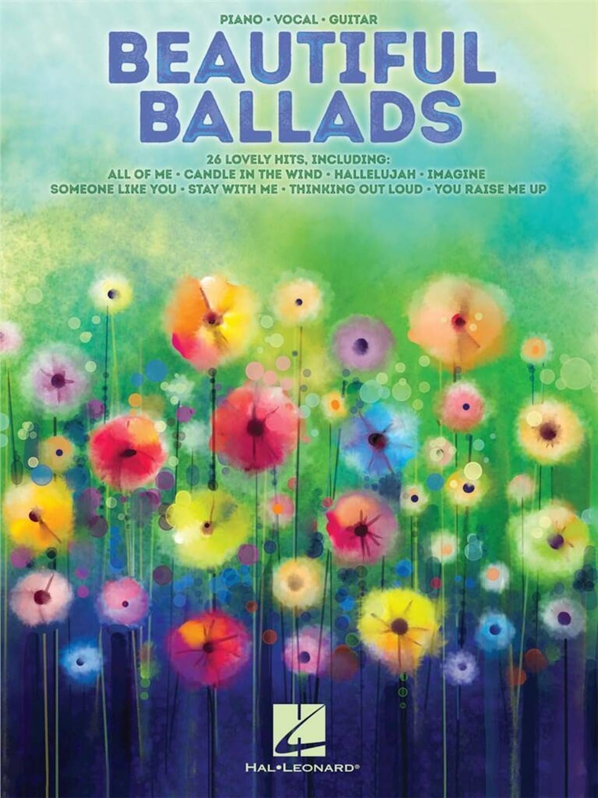 Beautiful Ballads. Piano, Vocal And Guitar.