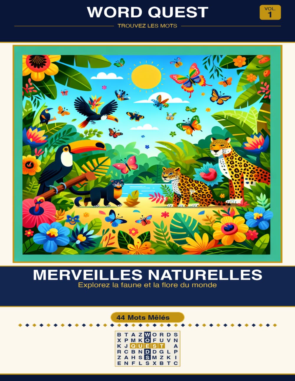 WORD QUEST Vol. 1: Merveilles Naturelles: Explorez la faune et la flore du monde: 11