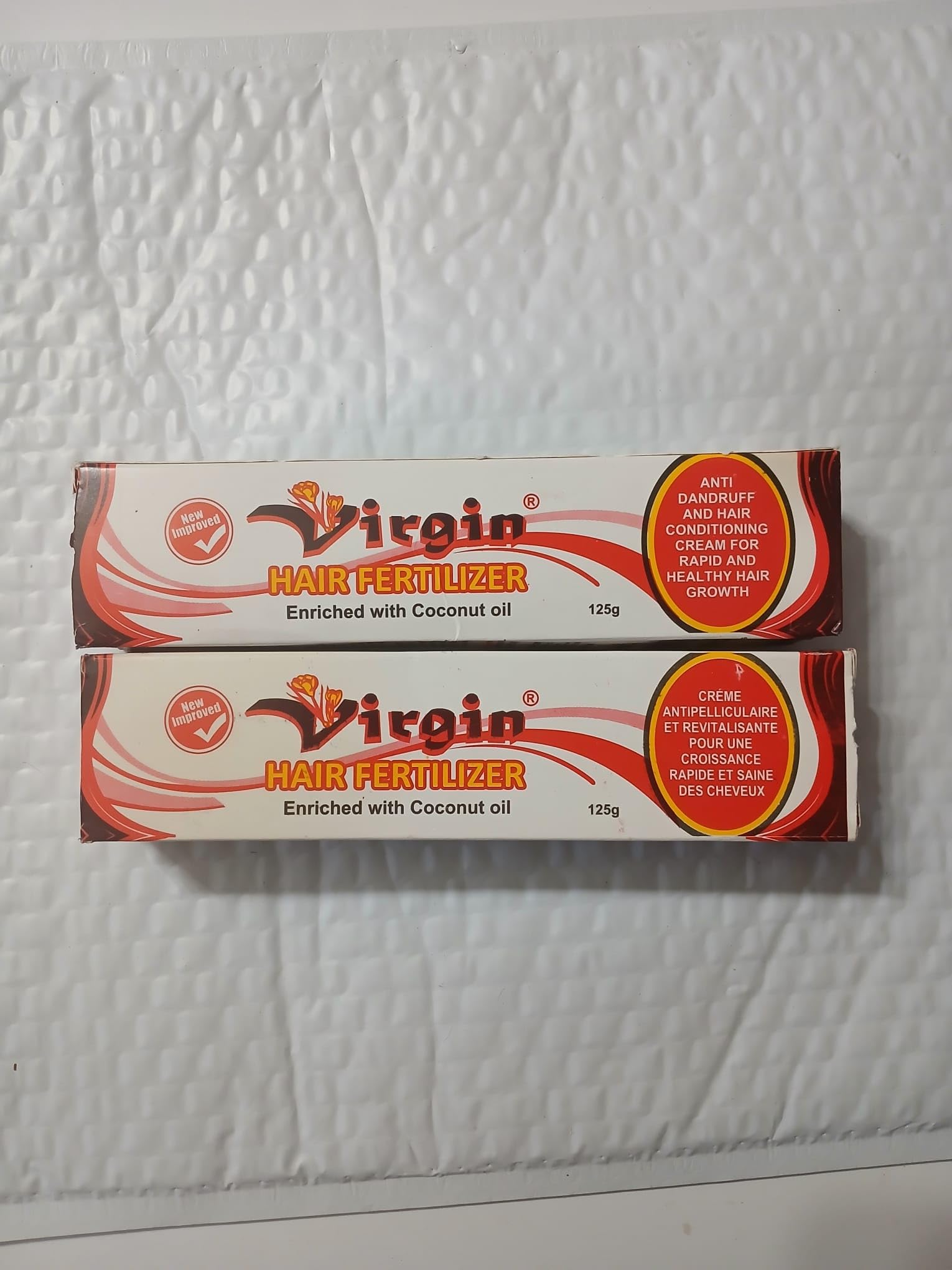 Virgin Hair Fertilizer Anti-Dandruff Hair Growth Cream, 125g, 2Packs