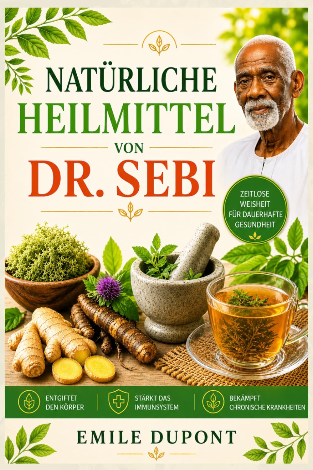 Natürliche Heilmittel von Dr. Sebi: Alkalische Kräuter und Heilpflanzen zur Entgiftung des Körpers, zur Stärkung des Immunsystems und zur Bekämpfung chronischer Krankheiten
