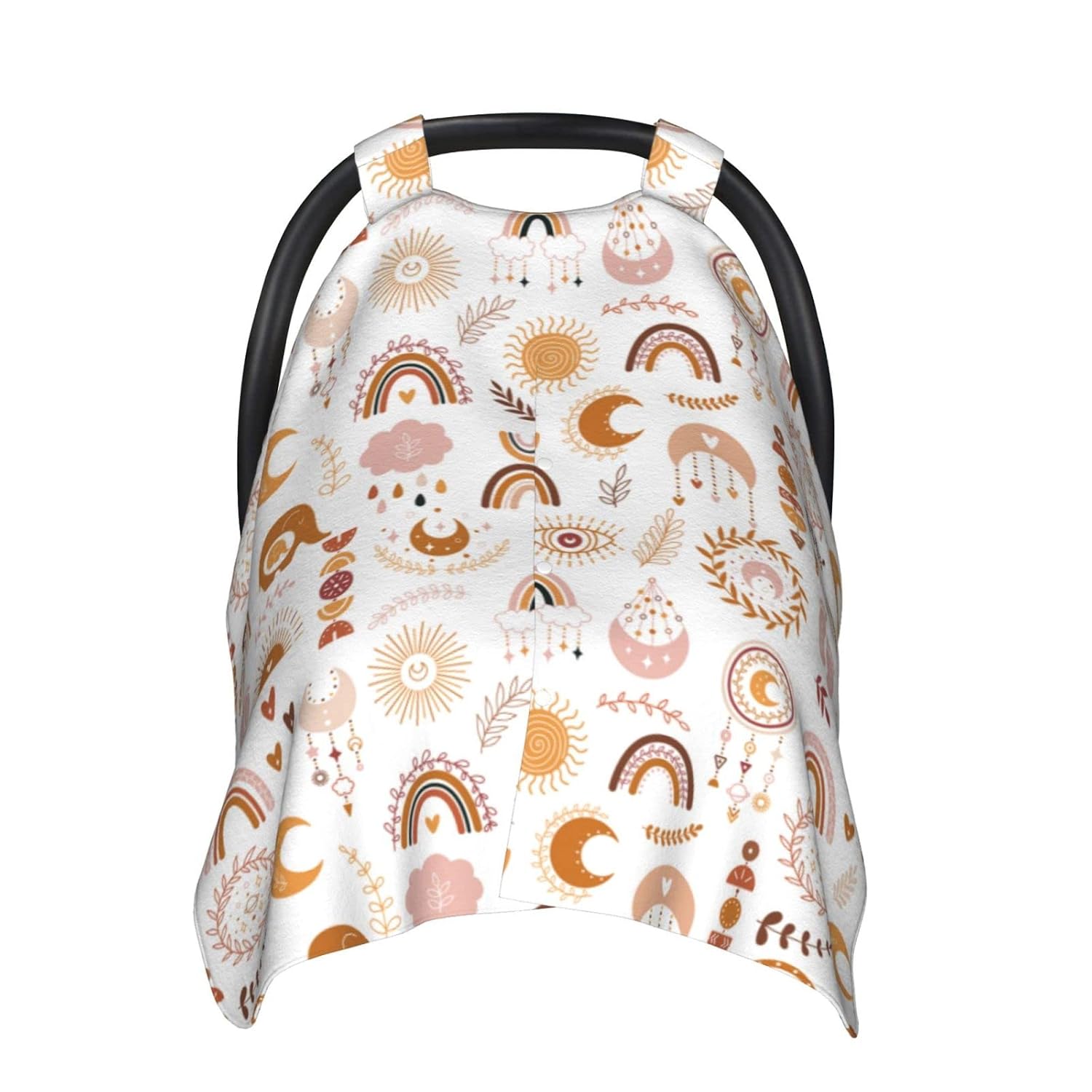 Boho Baby Car Seat Canopy Cover, Nursing Cover for Newborn, Boho Baby Stuff Stroller Cover for All Seasons Boho Baby Car Seat Canopy Cover, Nursing Cover for Newborn, Boho Baby Stuff Stroller Cover for All Seasons