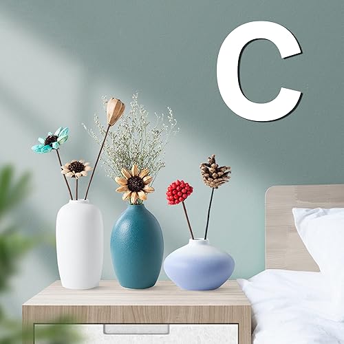 Vista 36 de Símbolo de madera de 12 pulgadas y letra grande de madera sin terminar de 1/4 de pulgada de grosor para manualidades, decoración de pared del hogar