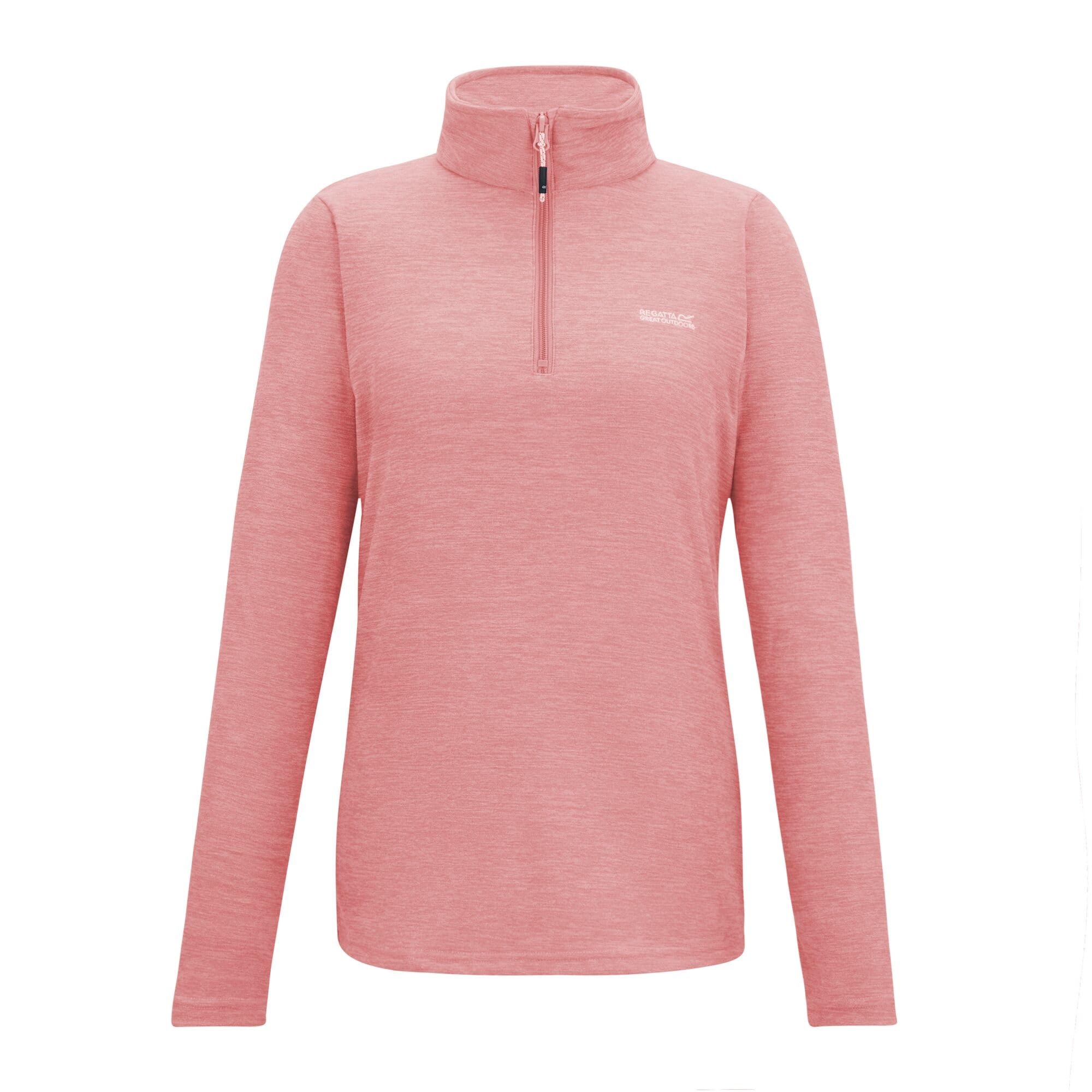 Regatta Women's Sweethart Marl Half Zip Walking Fleece Sweatshirt in Pale Lilac | Size: 12