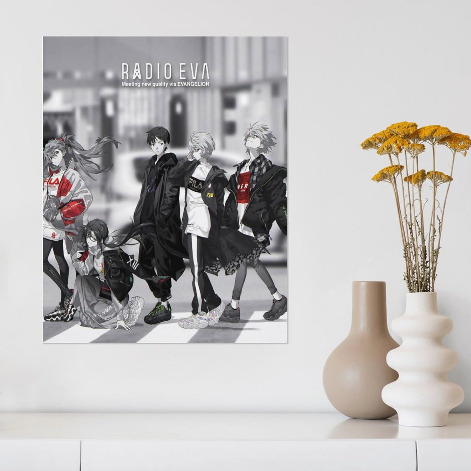 Amazon.co.jp: 絵画 大型 新世紀エヴァンゲリオン EVA アスカ 綾波レイ