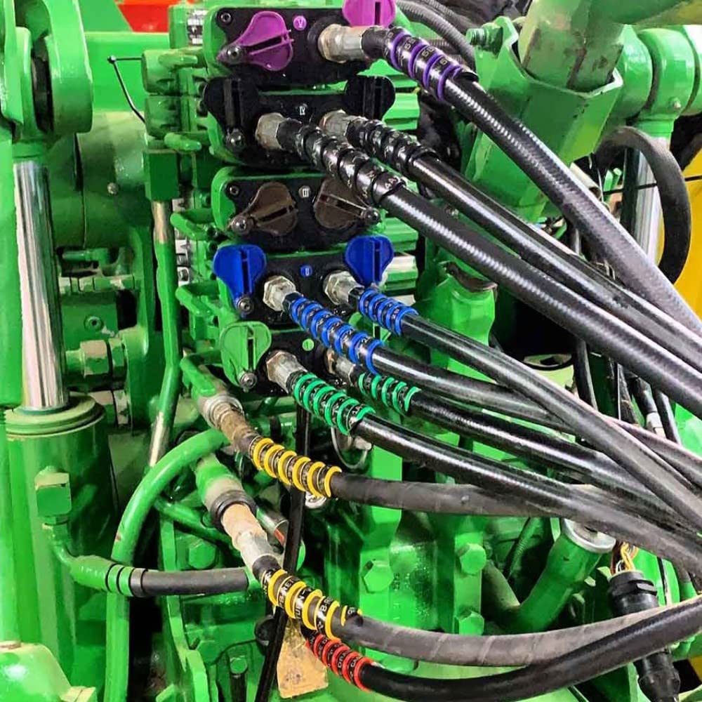 Outback Wrap Hydraulic Hose Markers - 4-Pairs