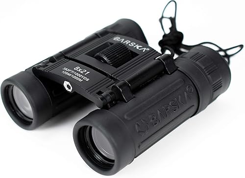 Miniatura 3 de BARSKA Lucid 8x21 Binocular compacto (negro)