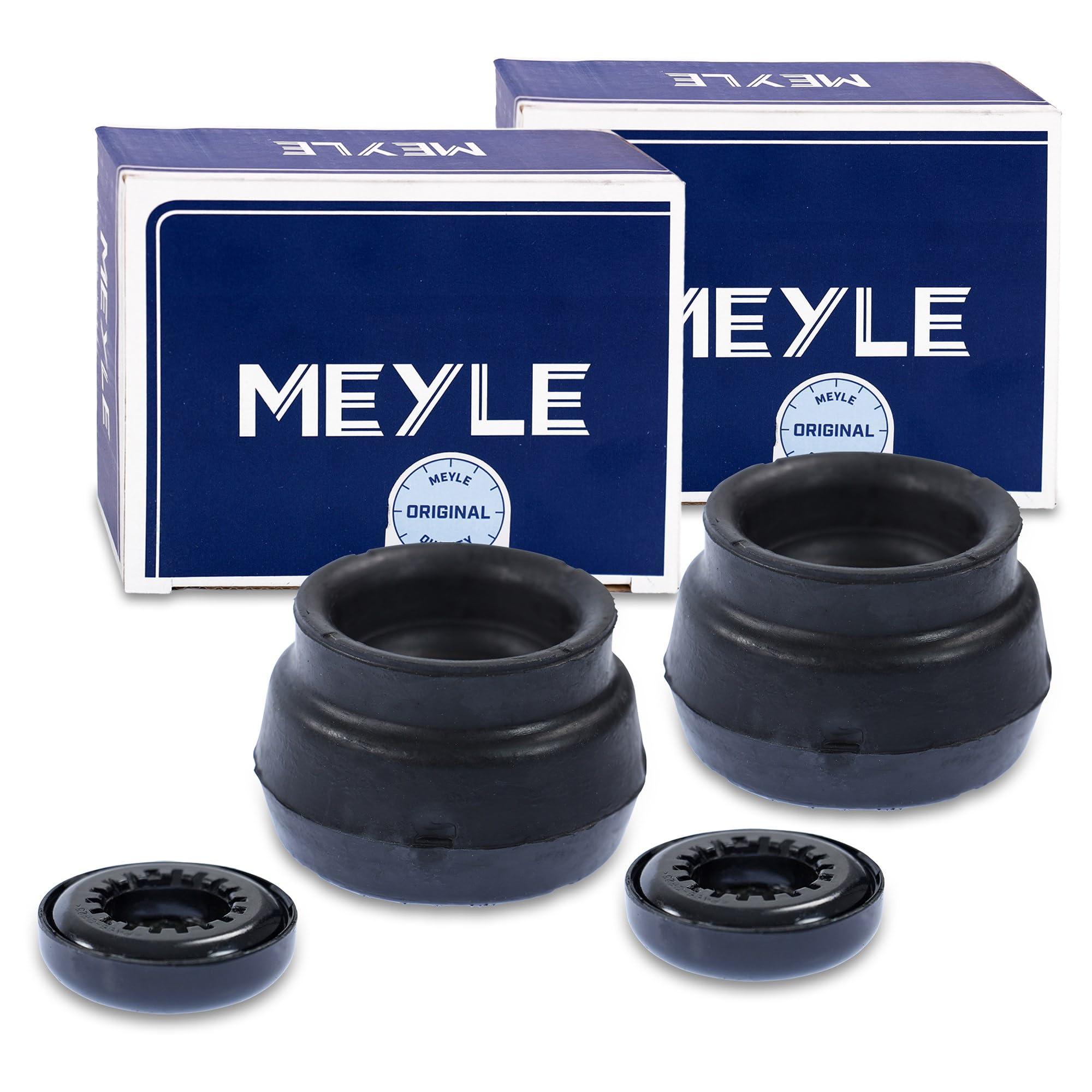 ATEC Germany 2x Stoßdämpfer + MEYLE Domlager + MONROE Staubschutzsatz vorne