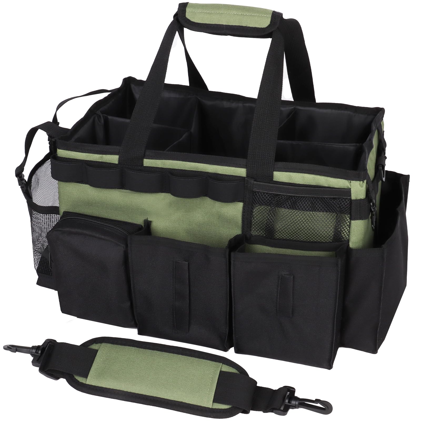 Panier De Nettoyage Portable, Sac De Rangement De Nettoyage Avec Poignée, Grand Sac De Rangement De Nettoyage Avec Poignée Et Bandoulière Pour Femme De Ménage