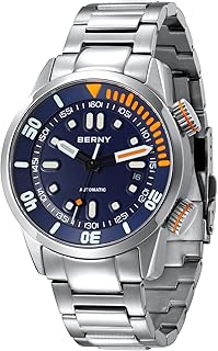 Automatikuhr für Männer 200M Taucheruhr Armbanduhr Saphirglas Langlebiges Edelstahlband Super Leuchtend Herrenuhren