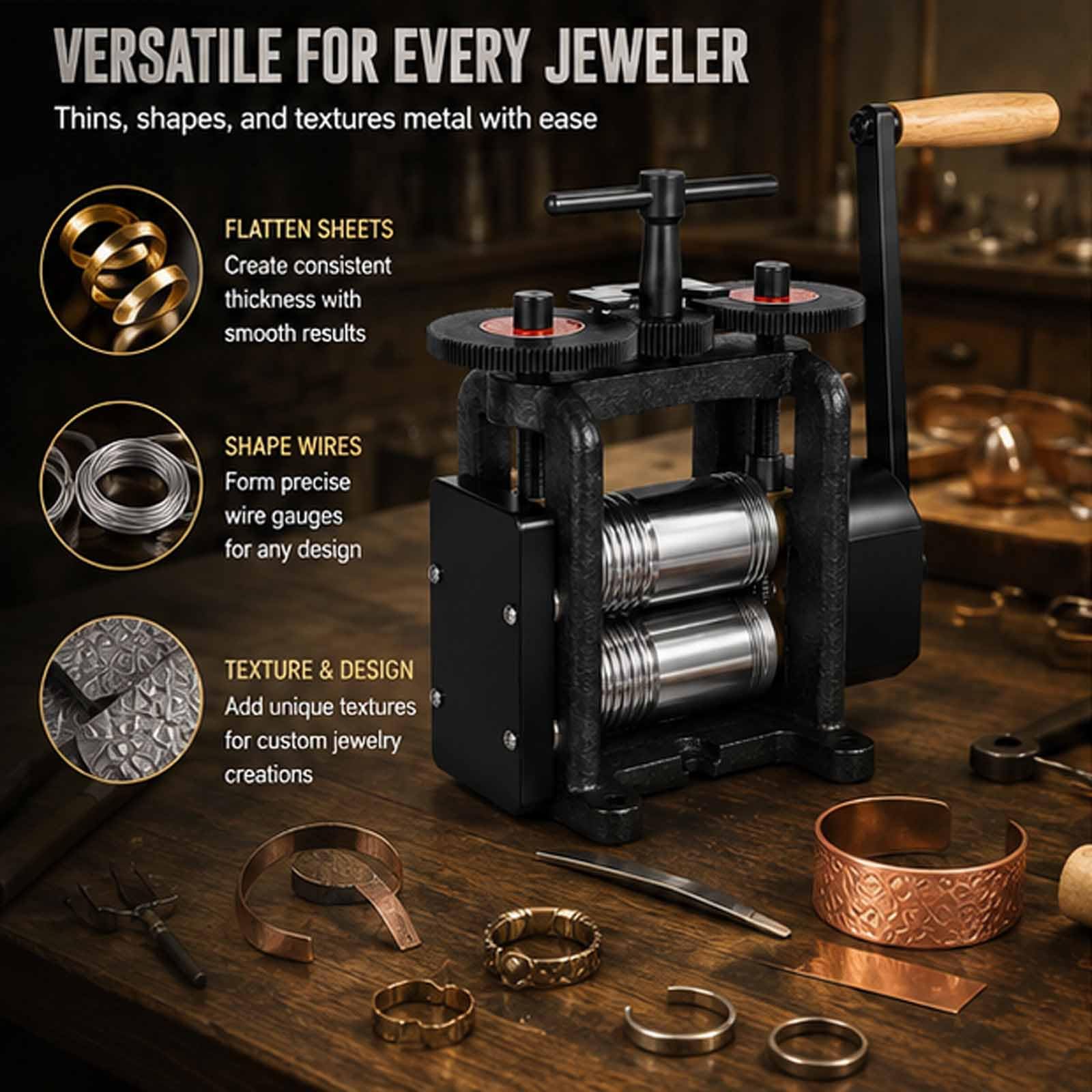 Rolling Mill, gioielli Rolling Mill Machine, gioielli fai da te strumento
