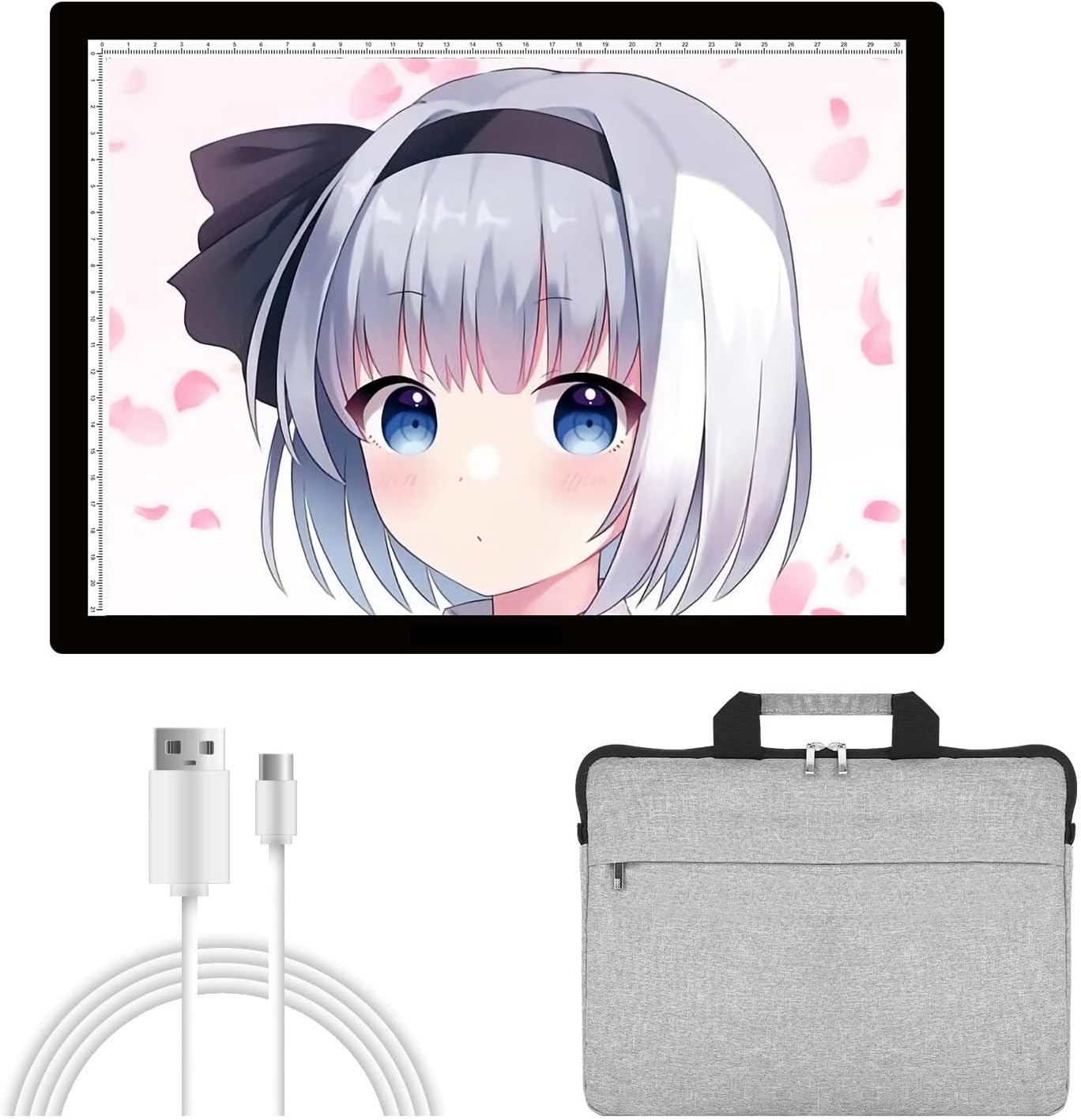 トレース台 トレース台 Elice ライトテーブル バッグ付き Pse認証済み イラスト 製図 書道 子供練習用 建築設計 写経 デッサンな適用 正規代理店