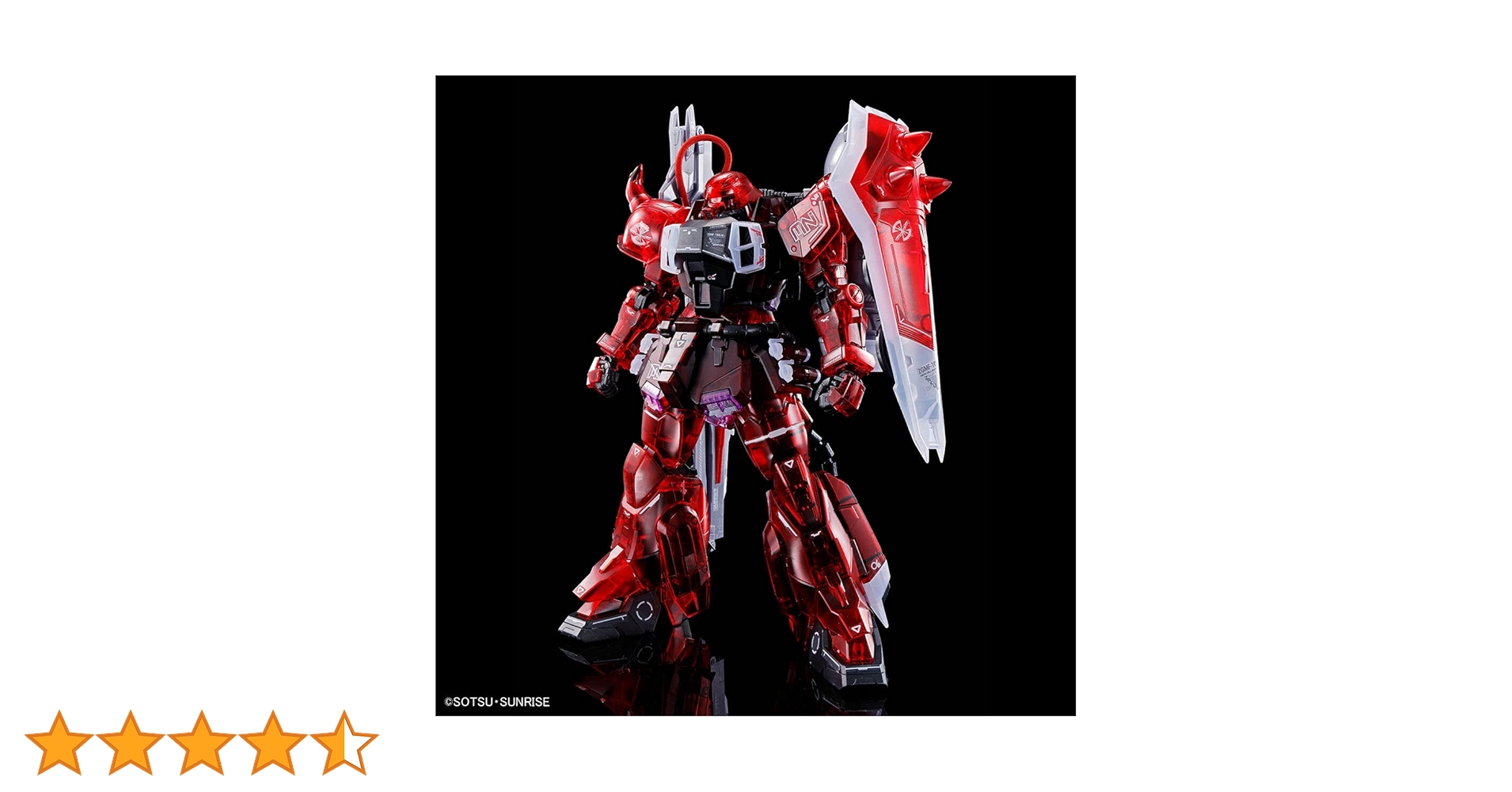 MG 1/100 ガナーザクウォーリアルナマリア・ホーク専用　クリアカラー 特別企画】【ガンダムベース撮り下ろし】レッドクリアが映える