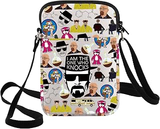 G2TUP Walter White Crossbody Bag Jesse Pinkman & Skyler Fans Gift I Am The One Who Knocks Shoulder Bag Holly & Walter Merch