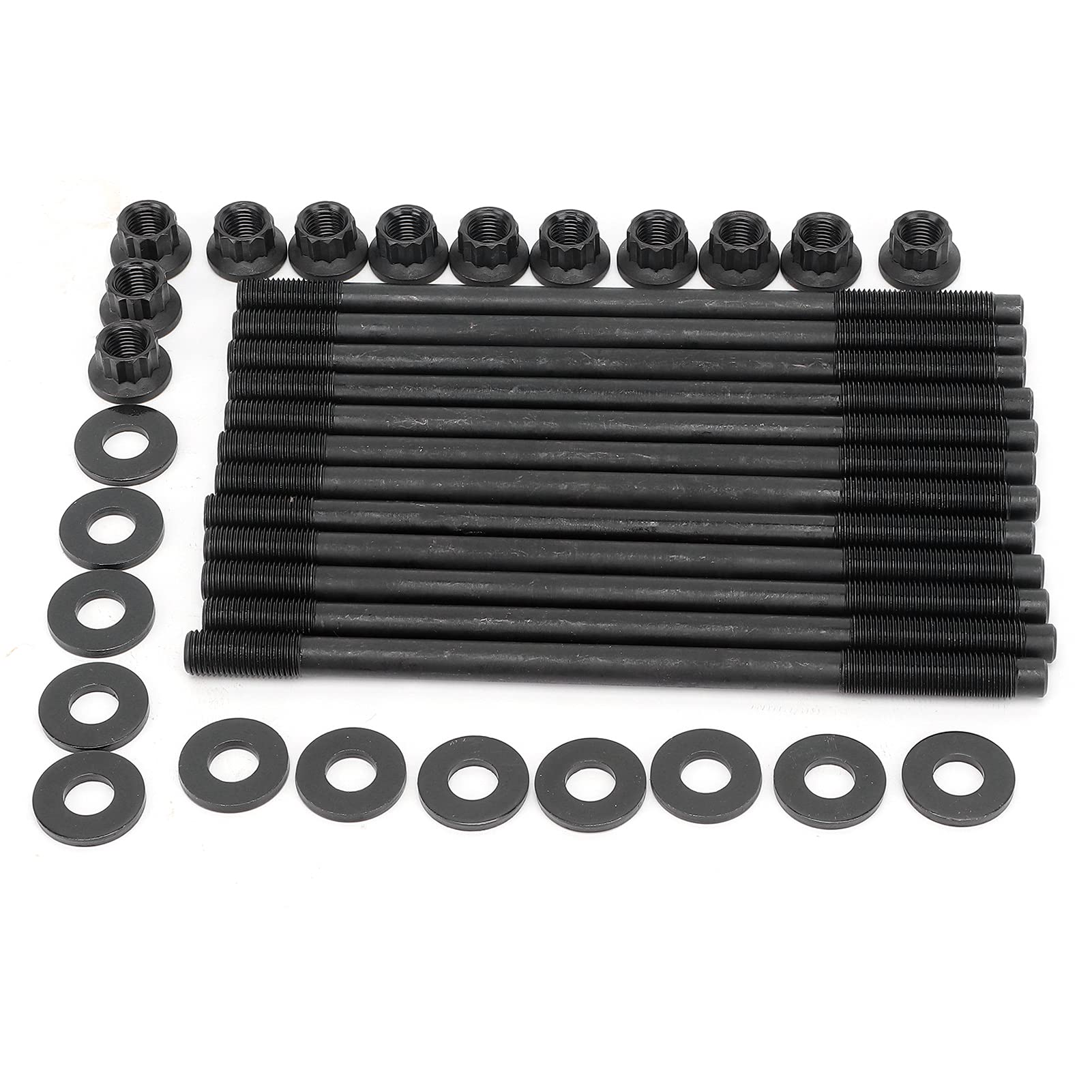 Kit Prigionieri Testata Bulloni Testata Motore Ad Alte Prestazioni Bulloni Resistenti per Modelli EJ20 EJ25 DOHC 2604701 Sostituzione 36PCS Ferro