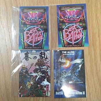 Amazon.co.jp: THE ALFEE 高見沢俊彦 トレーディングカード 4枚