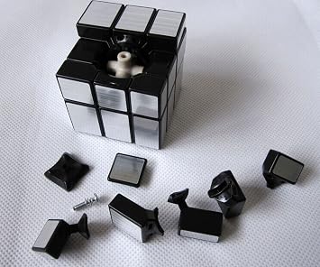 3 x 3 x 3 Magic Cube Silver Mirror Cube Speed küp