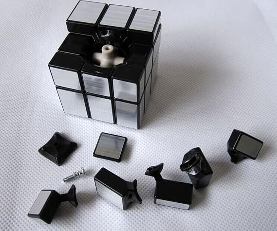 3 x 3 x 3 Magic Cube Silver Mirror Cube Speed küp