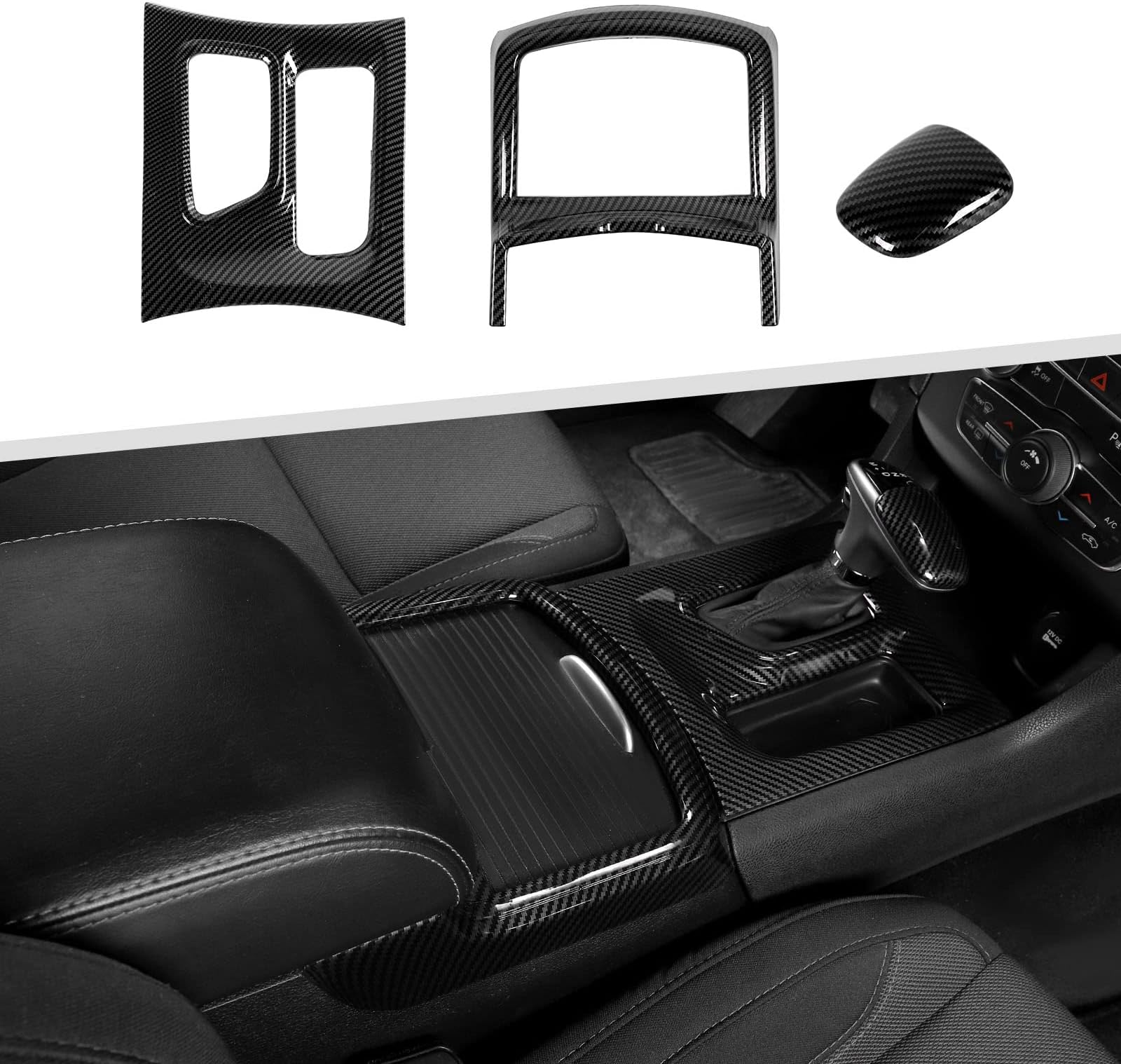 Dodge Challenger Interior Trim Red Gear Shift Cup Holder Trim