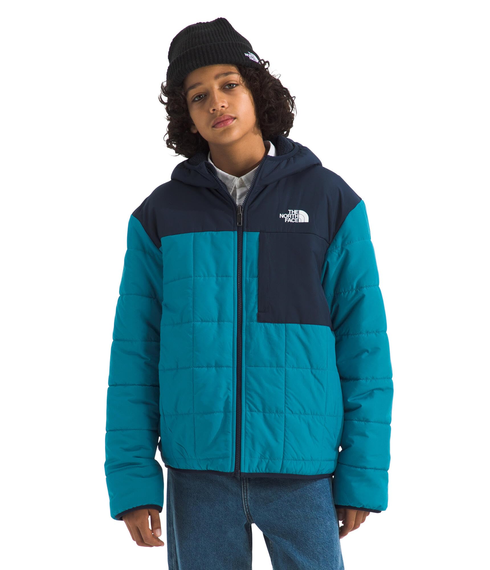 The North Face Boys' Reversible Shasta Full Zip Hooded Jacket