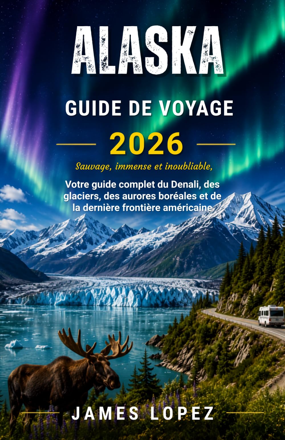 GUIDE DE VOYAGE DE L'ALASKA 2026: Sauvage, vaste et inoubliable, votre guide complet du Denali, des glaciers, des aurores boréales et de la dernière frontière américaine