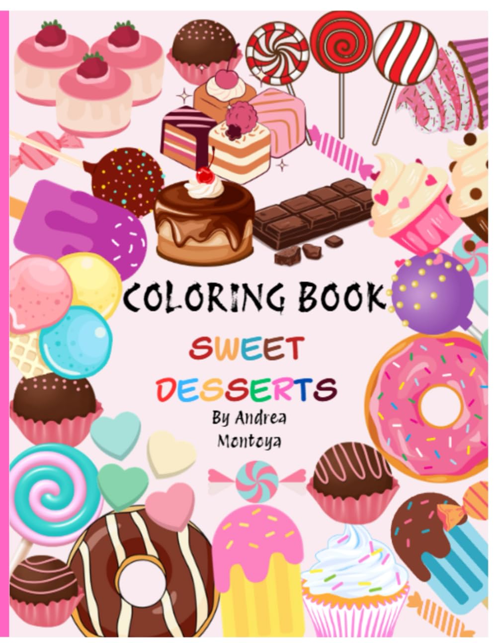 COLORING BOOK SWEET DESSERTS