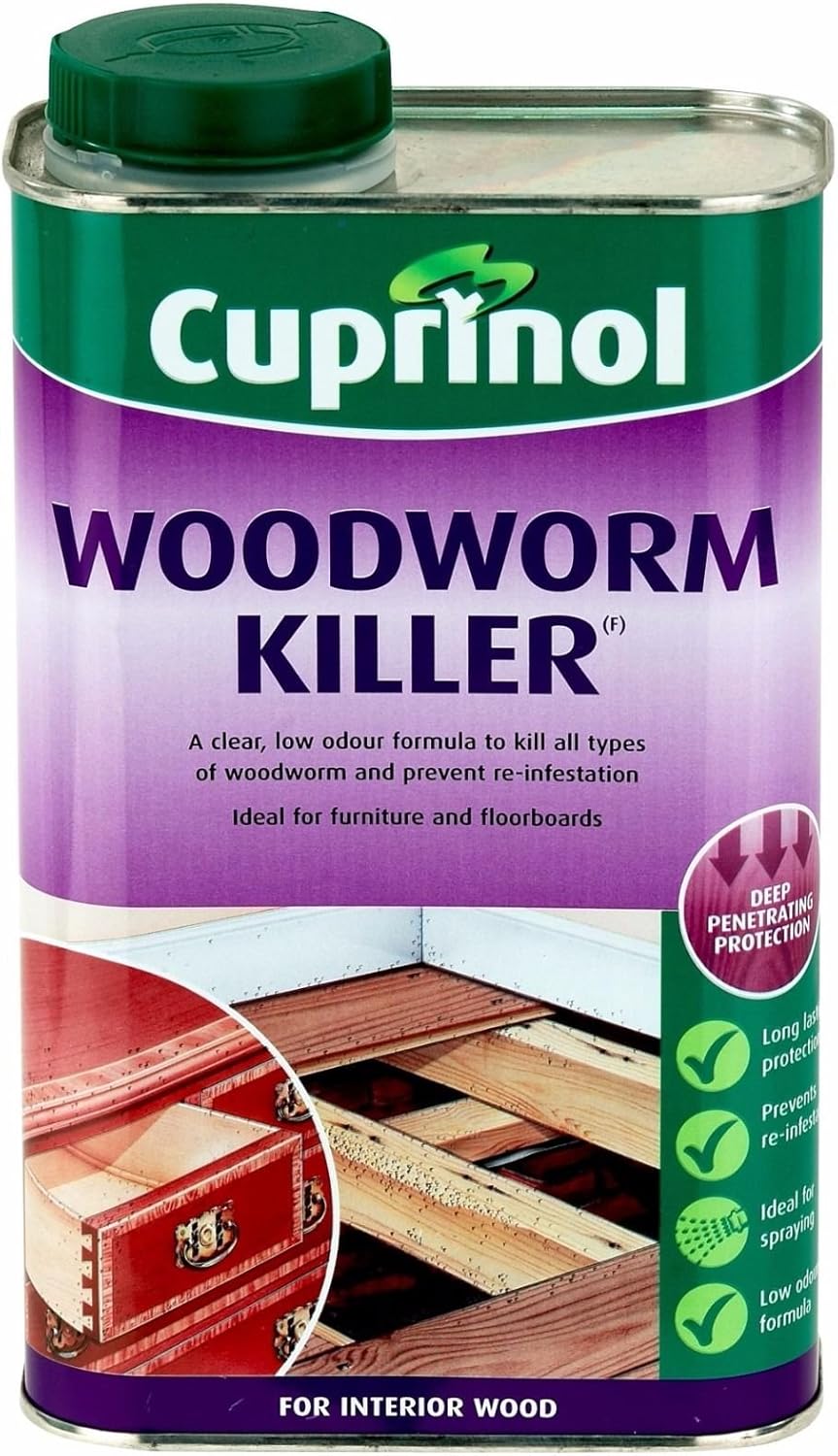 Cuprinol 1L Low Odour Woodworm Killer Amazon.co.uk Garden