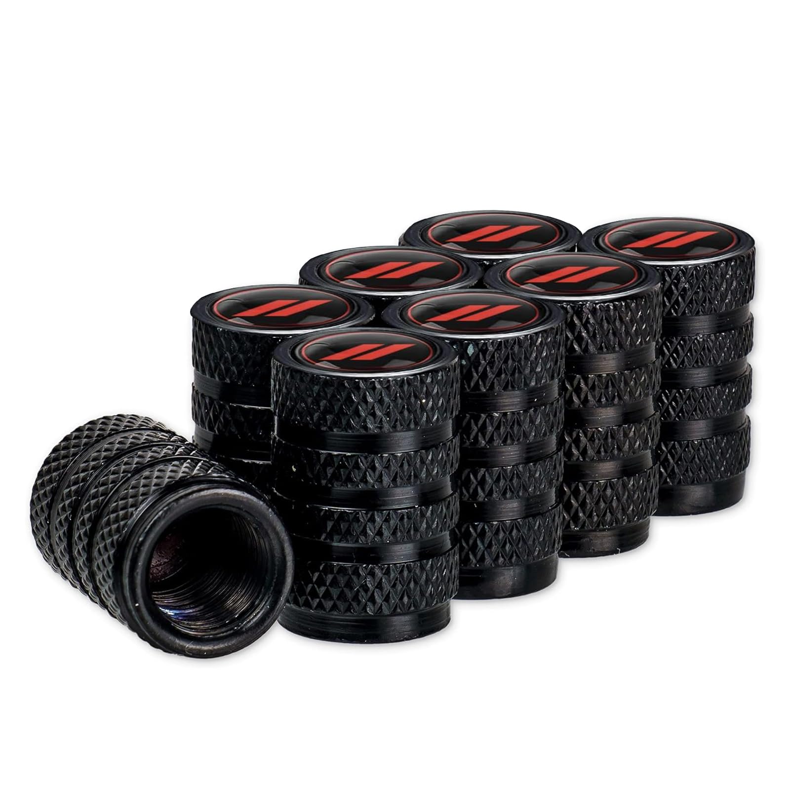 Bouchons De Valve Pneu En Aluminium - Lot De 4 Pour Voiture, Moto, Vélo | Anti-Fuite Et Style Sportif