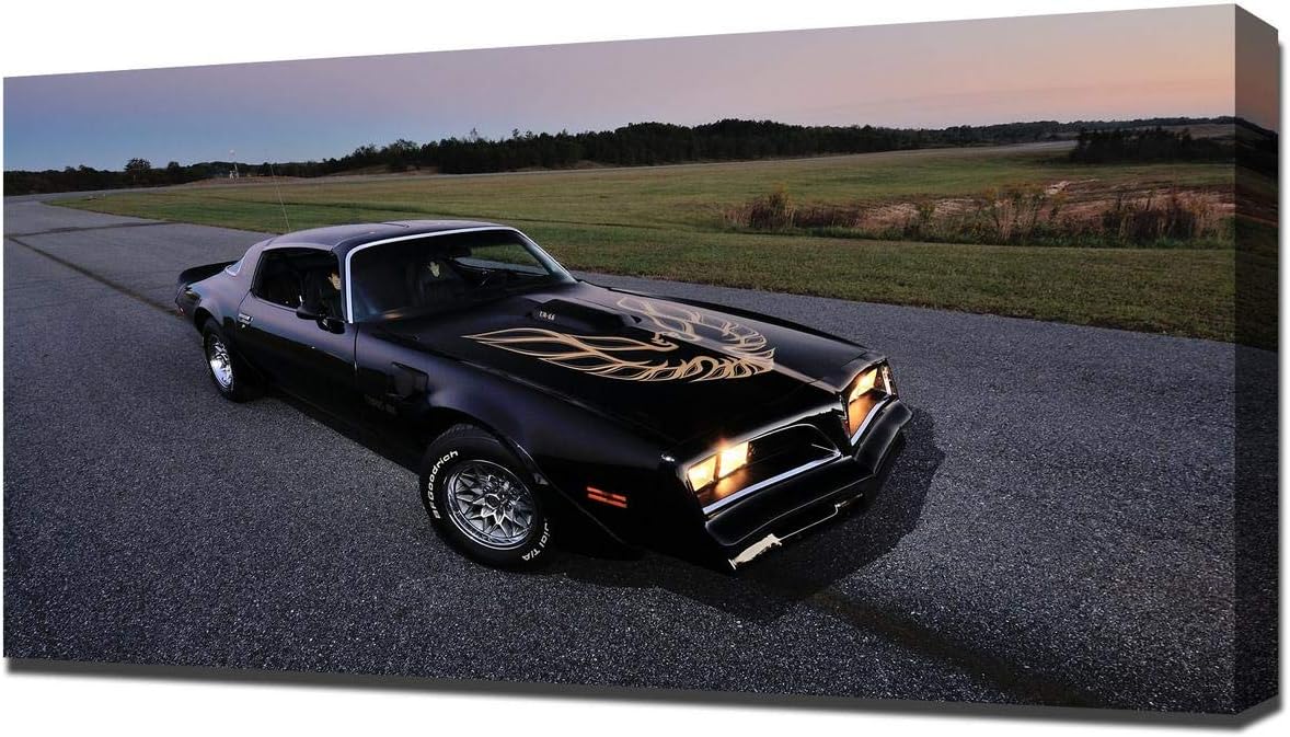 Amazon.com: Compatible With Firebird Trans Am V9 Canvas Art Print Wall ...