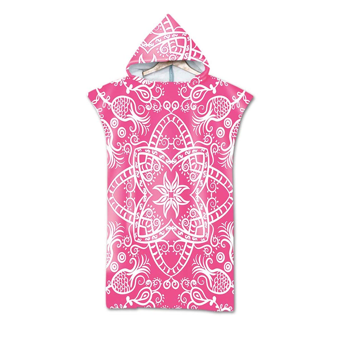 Poncho De Robe De Changement De Plage En Microfibre Avec Peignoir De