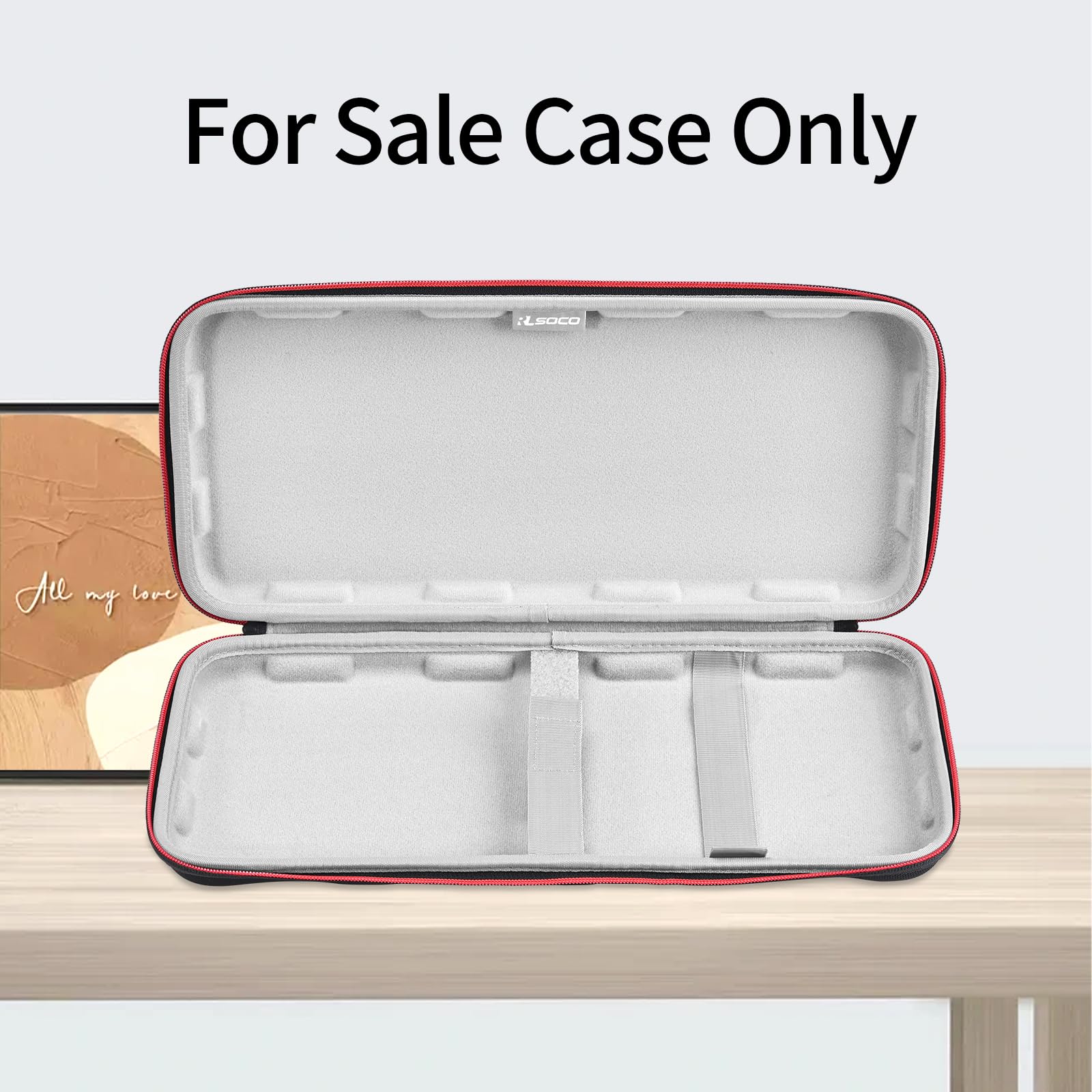 RLSOCO Hard Case for Aula F75 Pro/8Bitdo Retro Mechanical Keyboard/Logitech G PRO X TKL Rapid/ASUS ROG Azoth Gaming Keyboard and More (Max Size: 36.8cm x 15cm x 4cm)