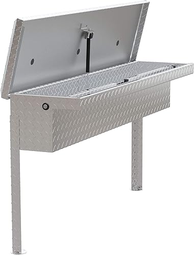 Miniatura 3 de UWS EC30201 Caja de herramientas lateral de aluminio de pared pesada de 48 pulgadas con perfil bajo, tapa RigidCore