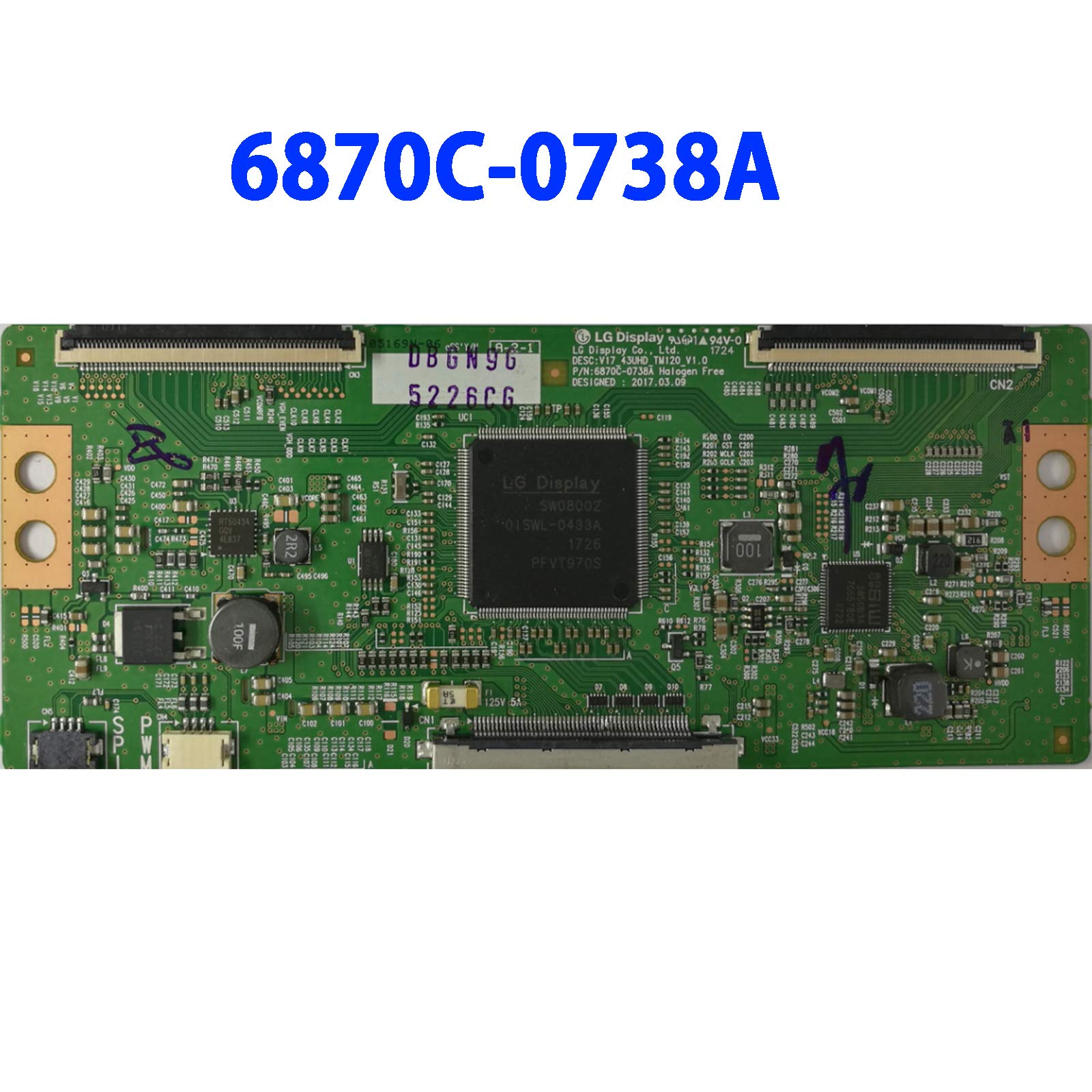 T-CON BOARD / Carte LVDS - 6870C-0532A - Pour TV LG 43LH5100 EUR 25,00 - FR