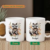 Vista 42 de Taza de café personalizada con diseño de mariposa de arte de origami, regalo para cumpleaños de amigo, compañero de trabajo, taza de cerámica blanca